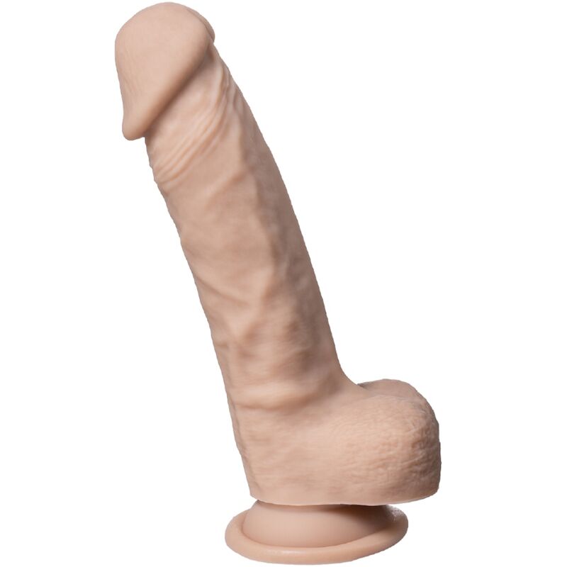 Dildo realistico in morbido silicone premium con ventosa, 21 cm SILEXD