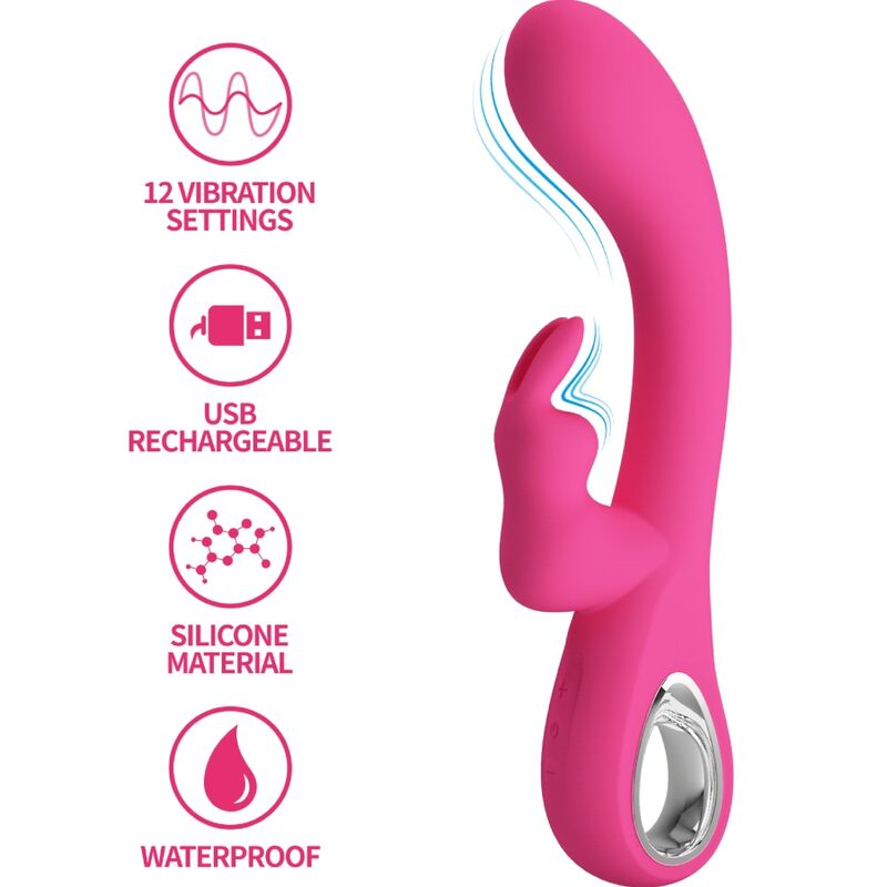Vibratore rabbit Pretty Love Novak, rosa