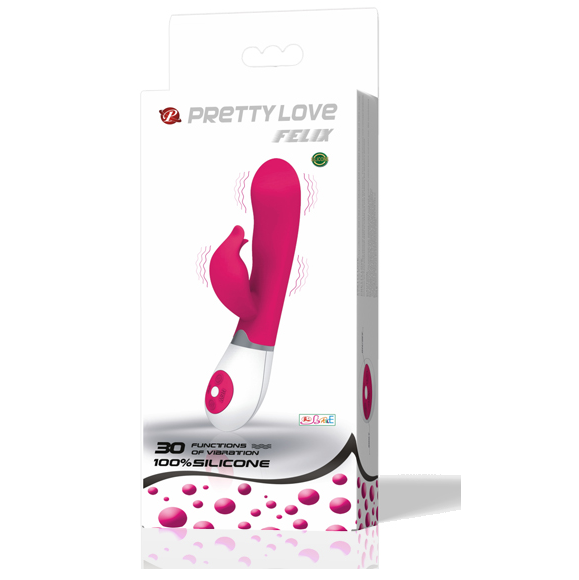 Pretty Love Flirtation vibratore rabbit con stimolatore Felix