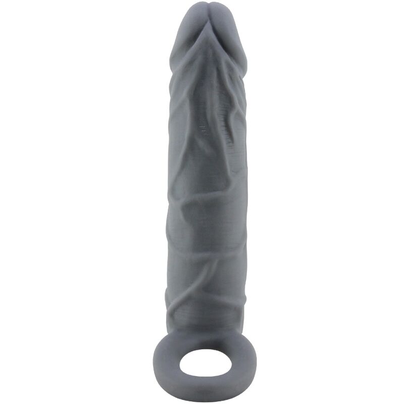 Guaina per pene Pretty Love Realistic Skin, grigio scuro