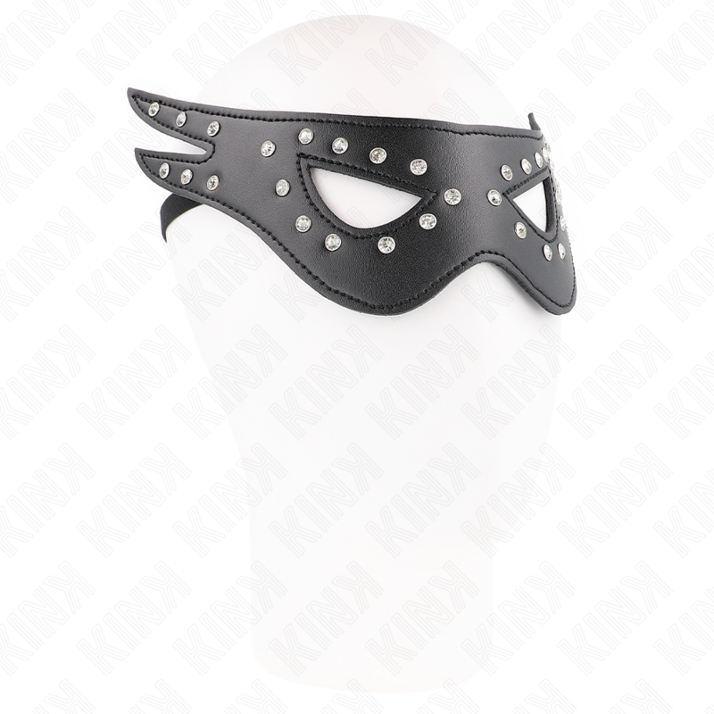 KINK MASKED ALLURE mascherina per gli occhi in similpelle, modello 2, 27 x 13 cm