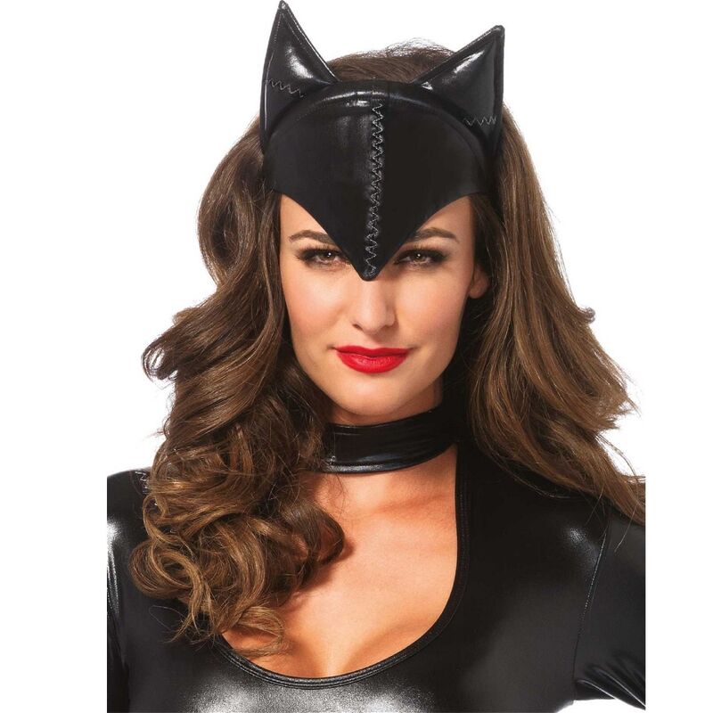 Mascherina per gli occhi Cat Woman nera Leg Avenue