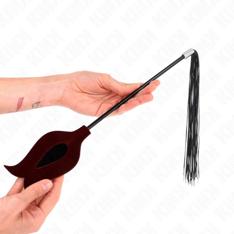 Frustino KINK in silicone con terminale a forma di rosa, 45 cm