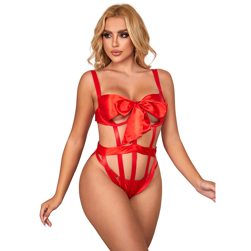Body lingerie Subblime rosso, L/XL
