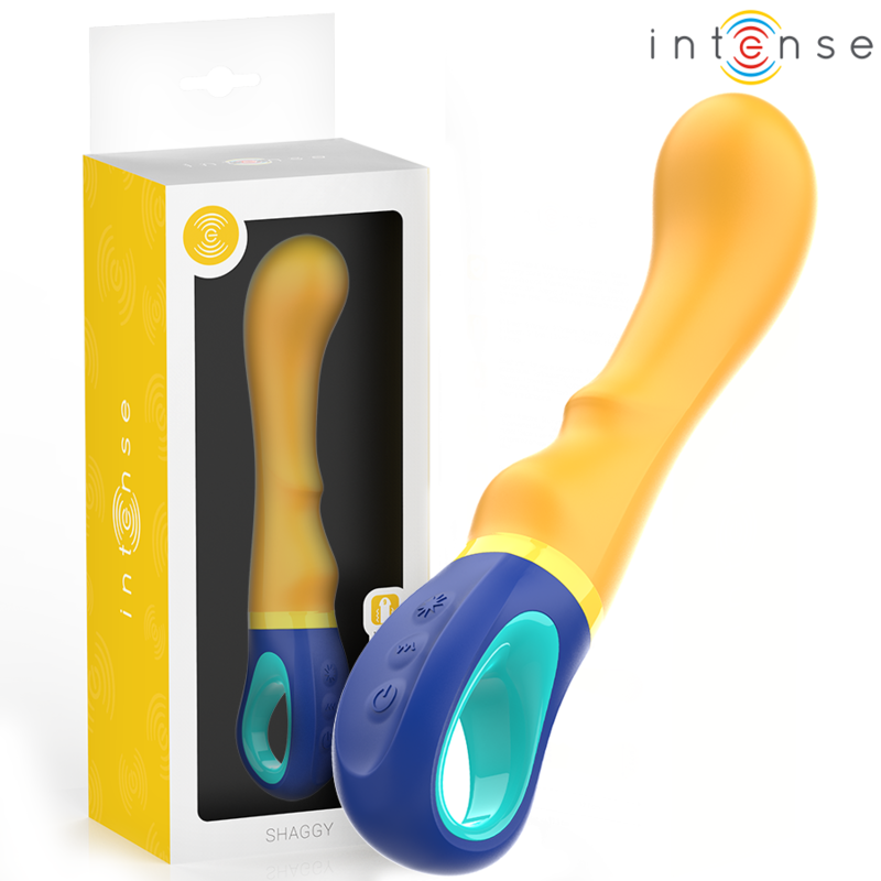 INTENSE SHAGGY vibratore per il punto G, giallo
