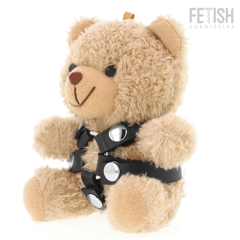FETISH SUBMISSIVE Bongo orsacchiotto BDSM con imbracatura ad anello