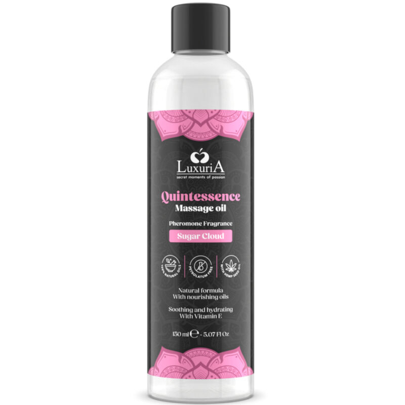 Olio da massaggio Intimateline Luxuria Sugar Cloud, 150 ml