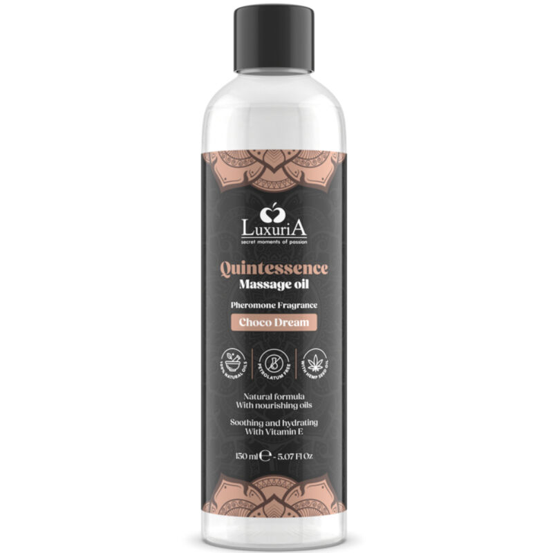 Olio da massaggio Intimateline Luxuria al cioccolato, 150 ml