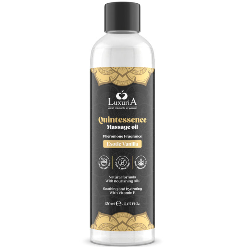 Olio da massaggio Intimateline Luxuria Exotic Vanilla, 150 ml