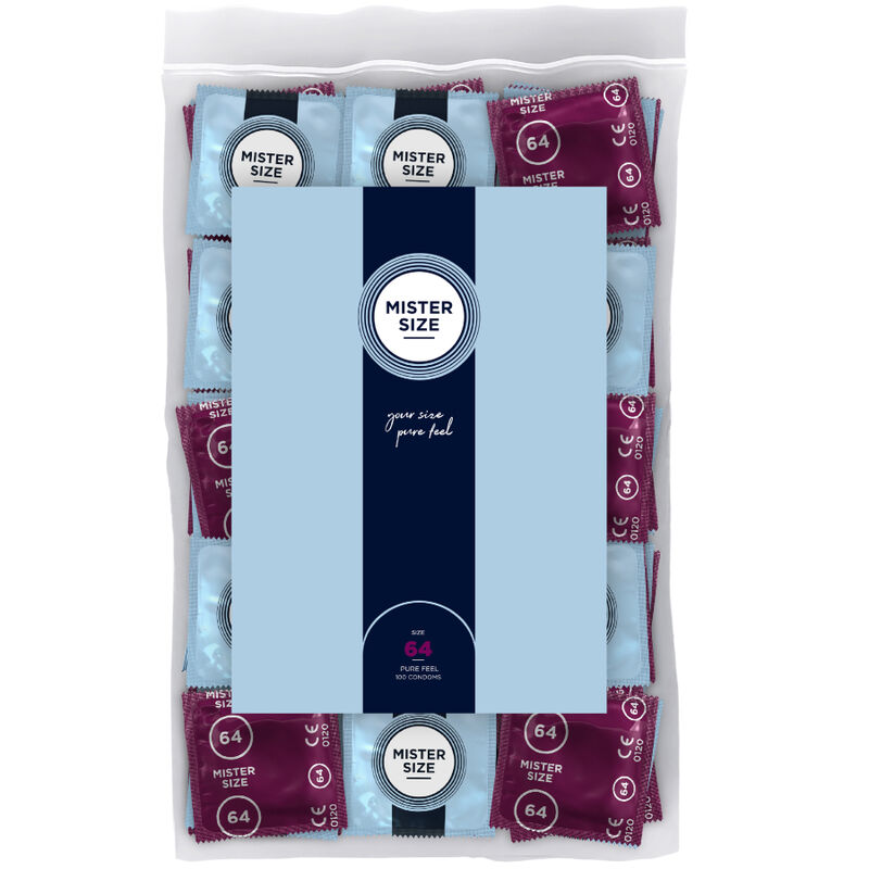 Preservativi MISTER SIZE XXL, 64 mm, 100 pezzi
