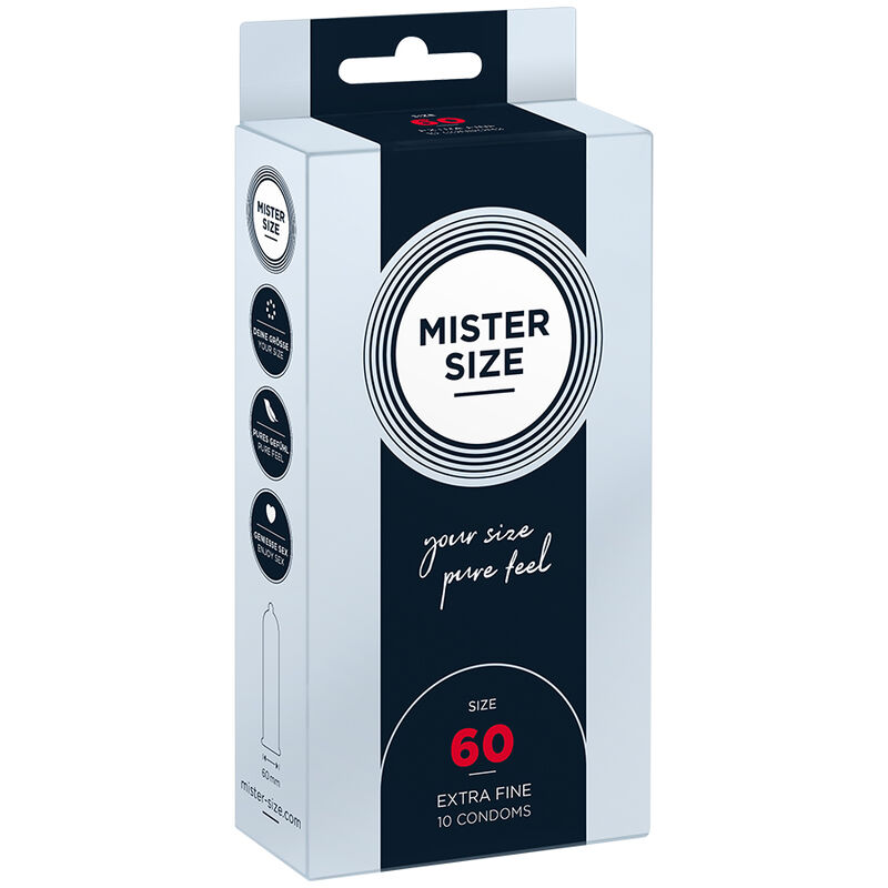 Preservativi MISTER SIZE XL, 60 mm, 10 pezzi