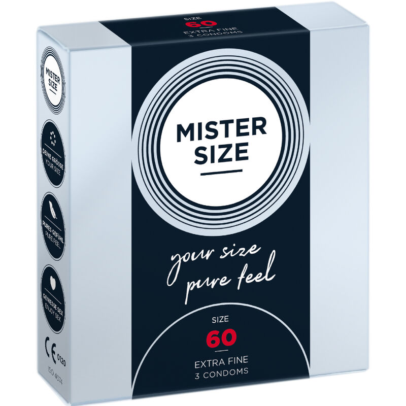 Preservativi MISTER SIZE 60 mm, 3 pezzi