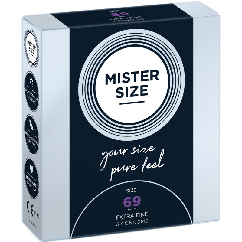 Preservativi MISTER SIZE XXXL, 69 mm, 3 pezzi