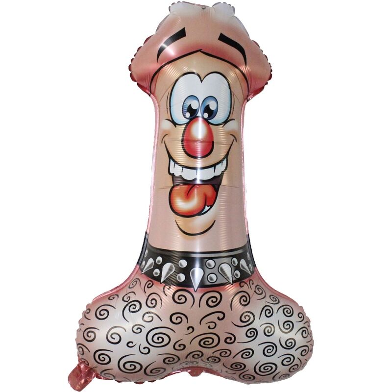 Palloncino da festa a forma di pene DIABLO PICANTE, design sadomaso