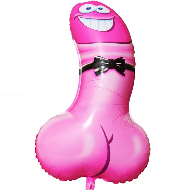 DIABLO PICANTE Palloncino a forma di pene rosa, 90 cm