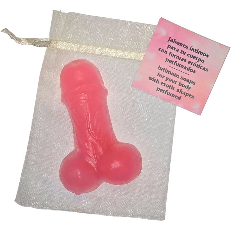 DIABLO PICANTE saponetta profumata rosa a forma di pene