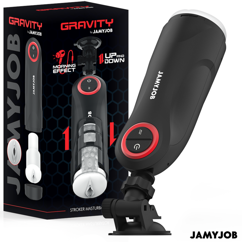 JAMYJOB GRAVITY masturbatore automatico con movimento di spinta