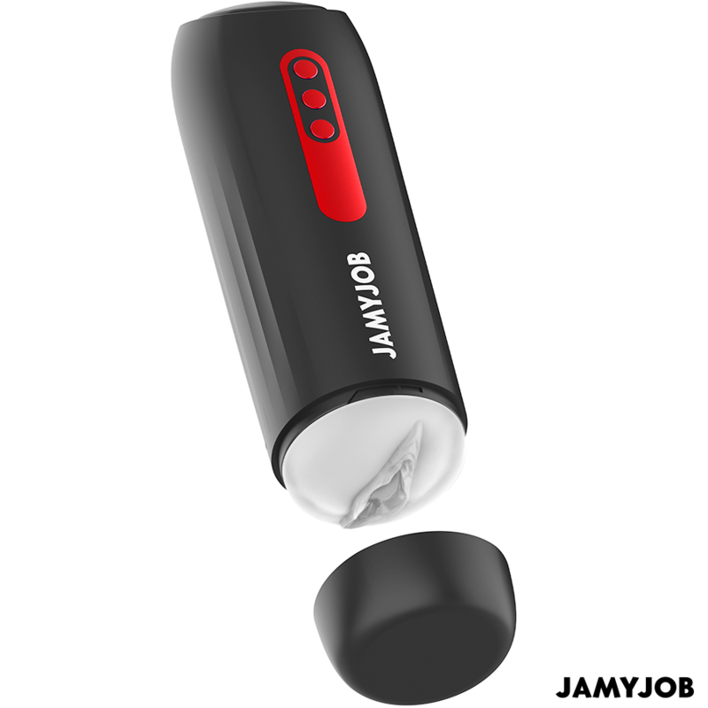 JAMYJOB Phantom masturbatore automatico con funzioni di aspirazione e spinta