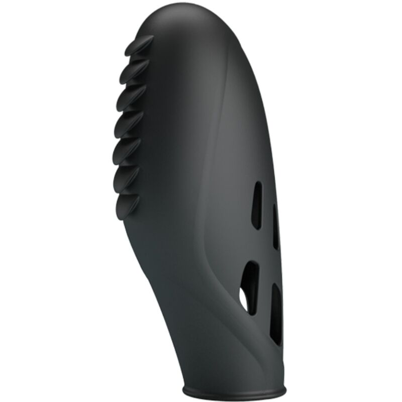 Pretty Love Gilo vibratore da dito in silicone, nero