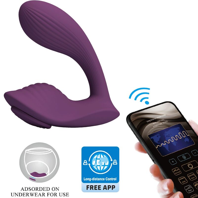 Vibratore con app Pretty Love Franz viola