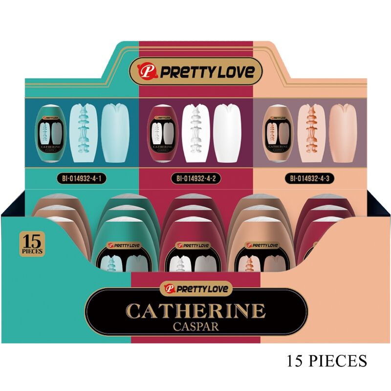 Masturbatore Pretty Love Caspar con tre canali