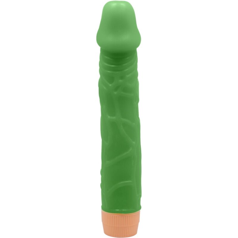 Vibratore realistico BAILE Bill, 22,5 cm, verde