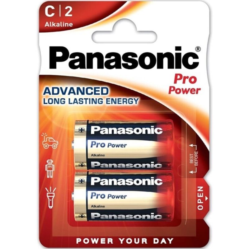 Batterie alcaline LR14 C a lunga durata e alte prestazioni PANASONIC