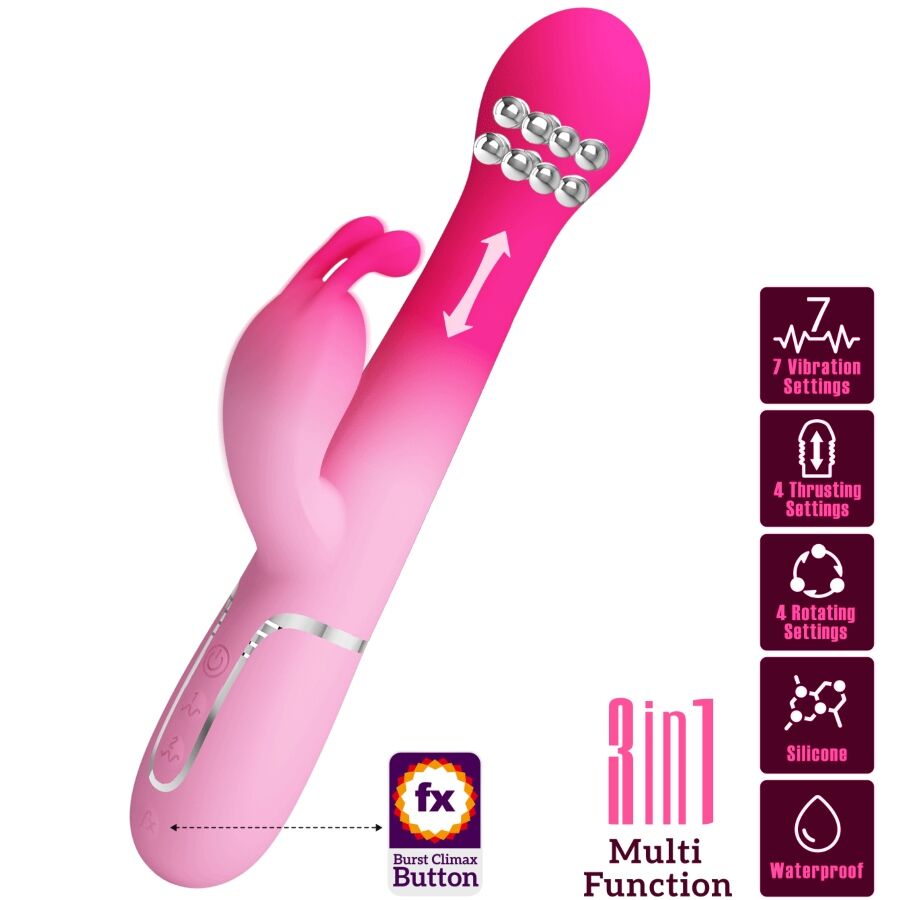 Vibratore rabbit Pretty Love Dejon rosa