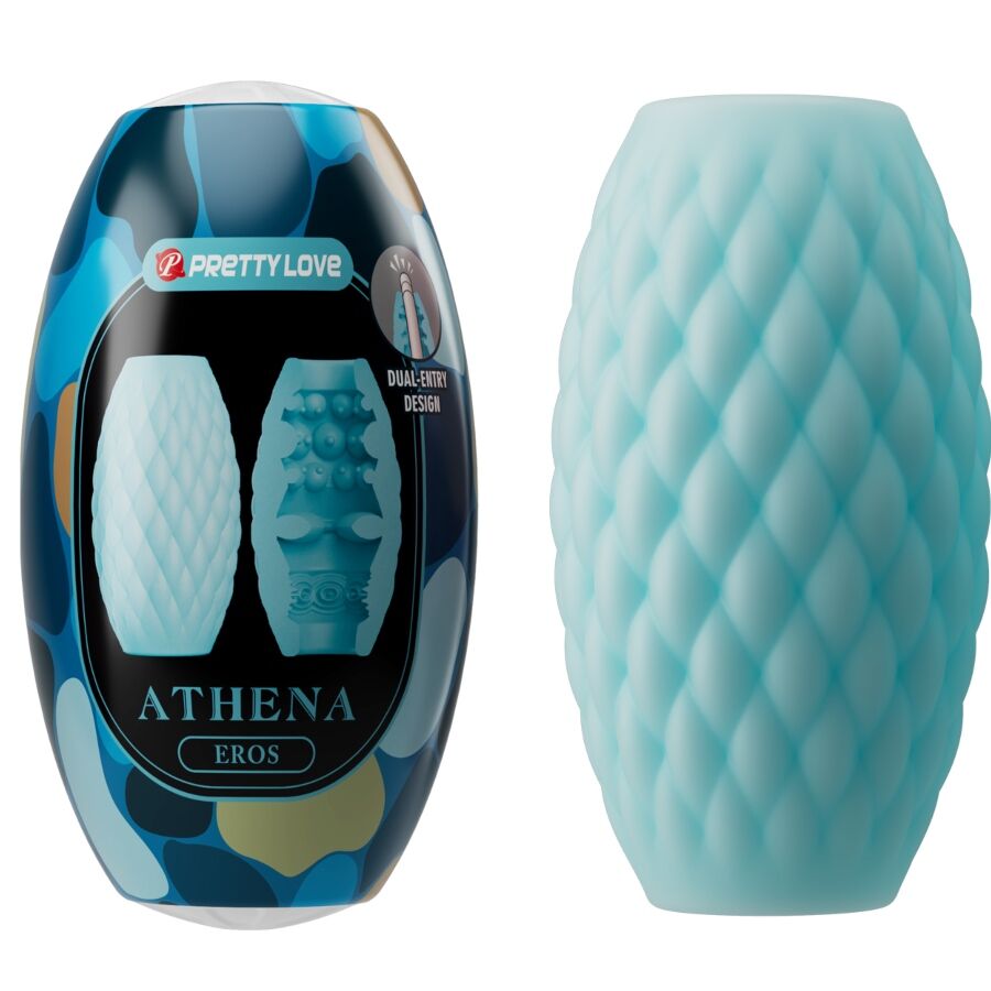 Masturbatore Pretty Love Athena Eros, azzurro chiaro