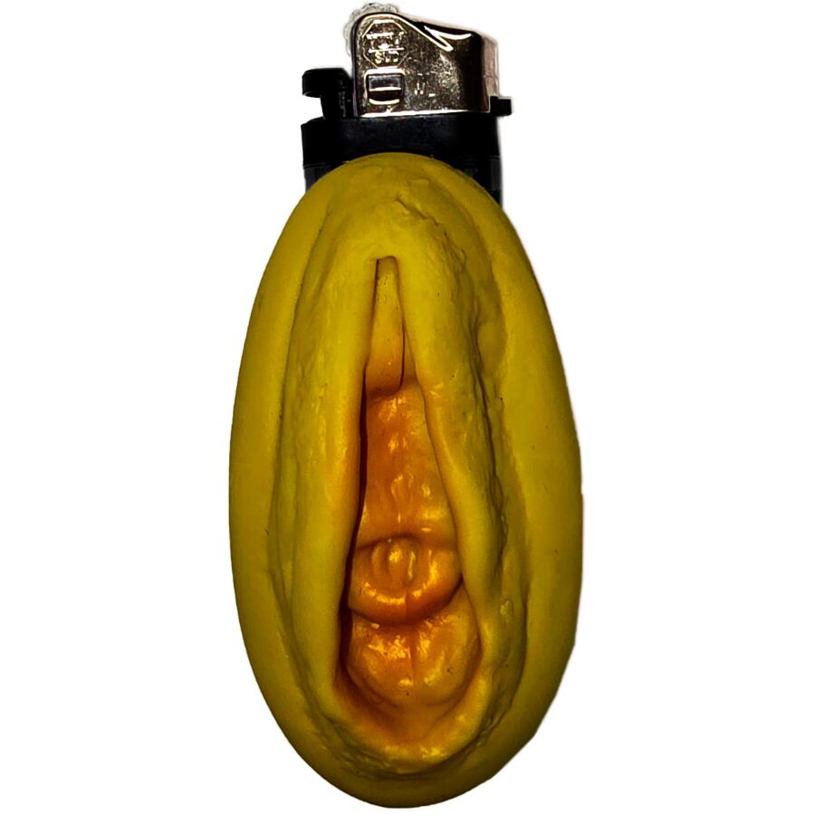 Accendino dorato a forma di vagina DIABLO PICANTE