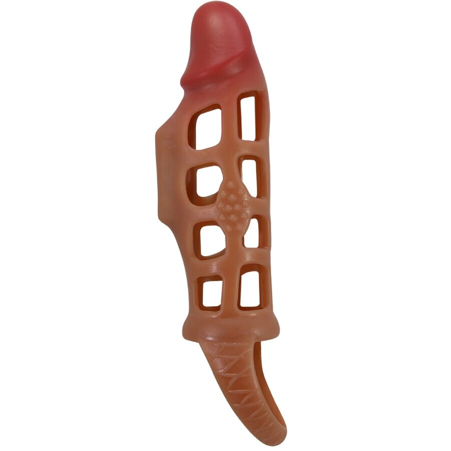 Pretty Love Preston guaina per pene vibrante, 18 cm