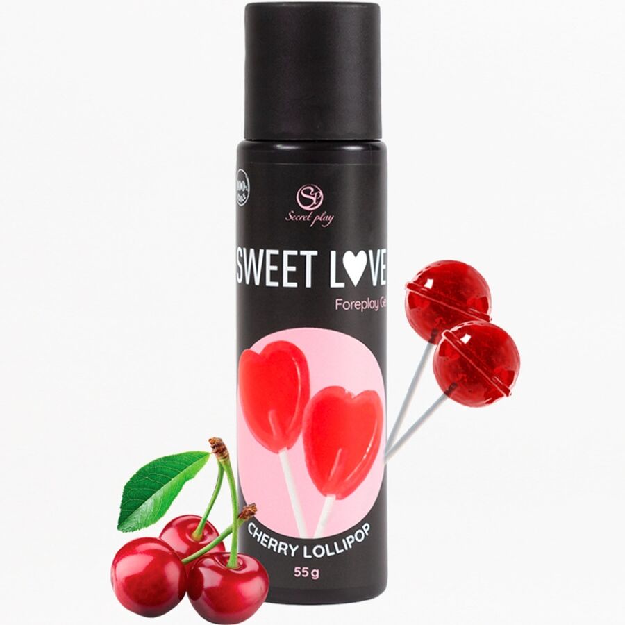 Gel lubrificante Secretplay Sweet Love al gusto di ciliegia, 60 ml