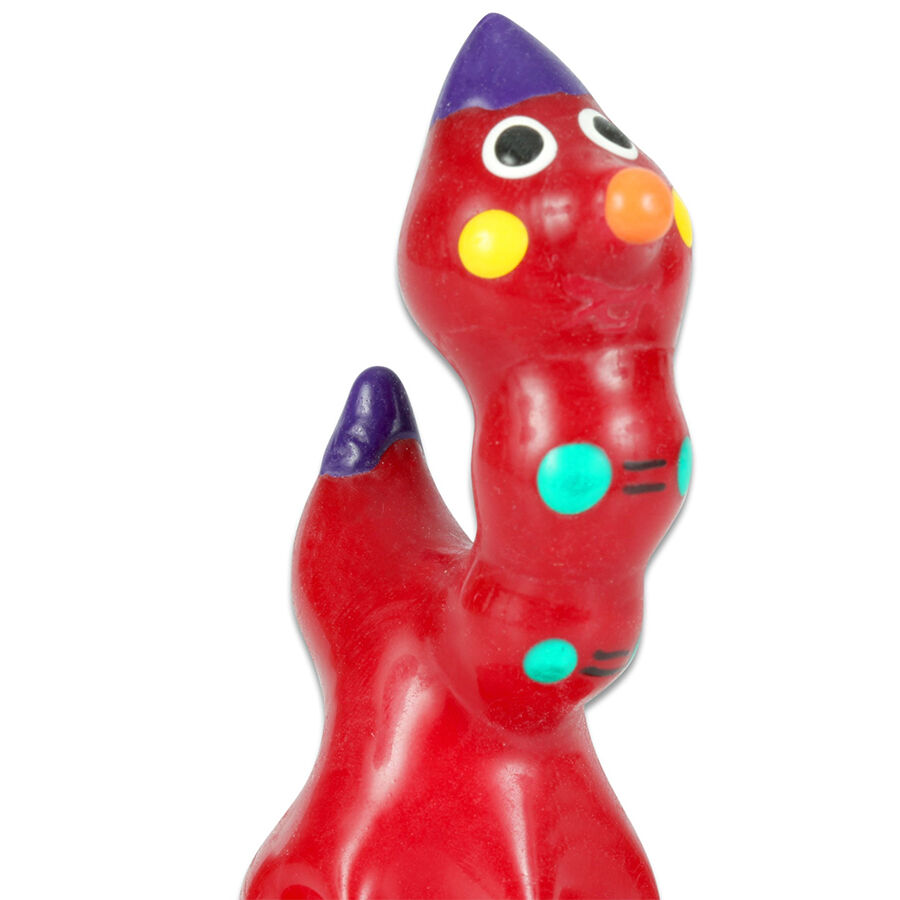 CONDOMERIE Worm: regalo erotico decorativo dipinto a mano