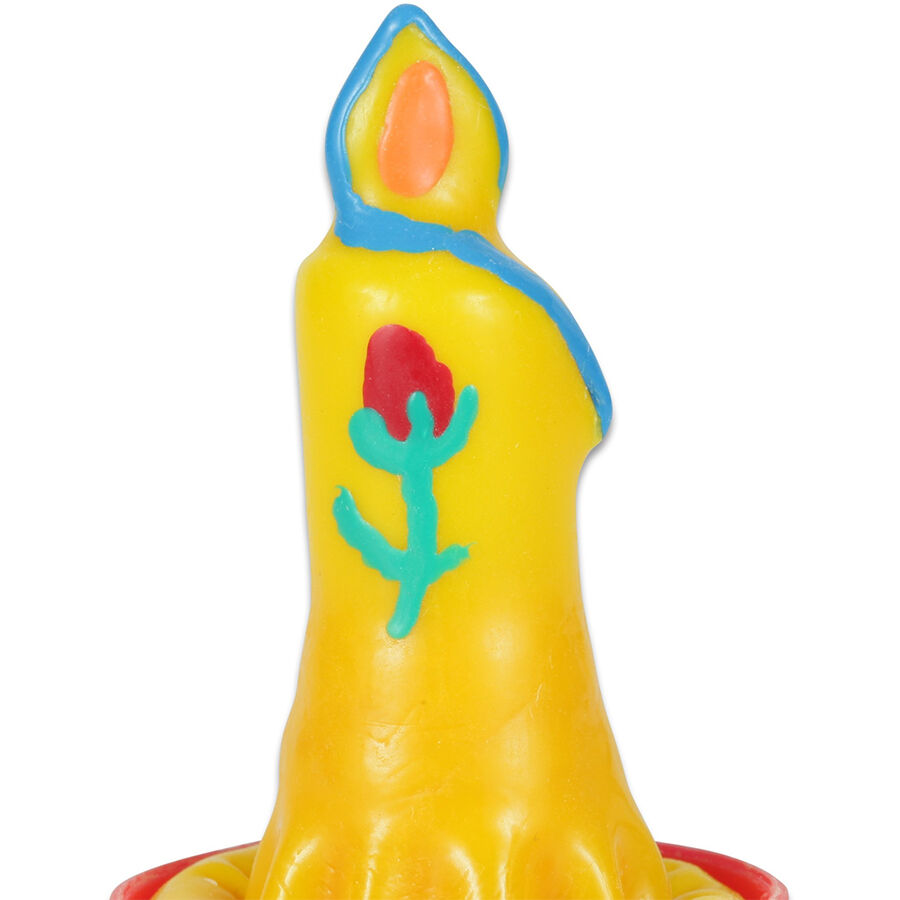 Preservativo novelty CONDOMERIE dipinto a mano a forma di candela