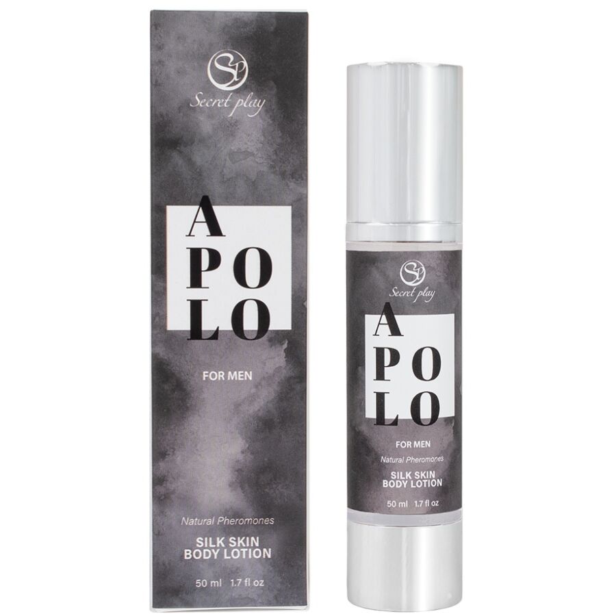 Olio da massaggio SECRETPLAY Apolo Silk Skin per uomo, 50 ml