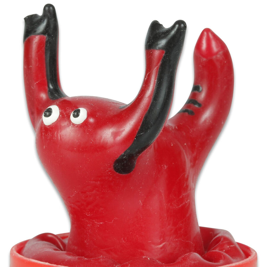 CONDOMERIE Red Scorpio, regalo erotico dipinto a mano
