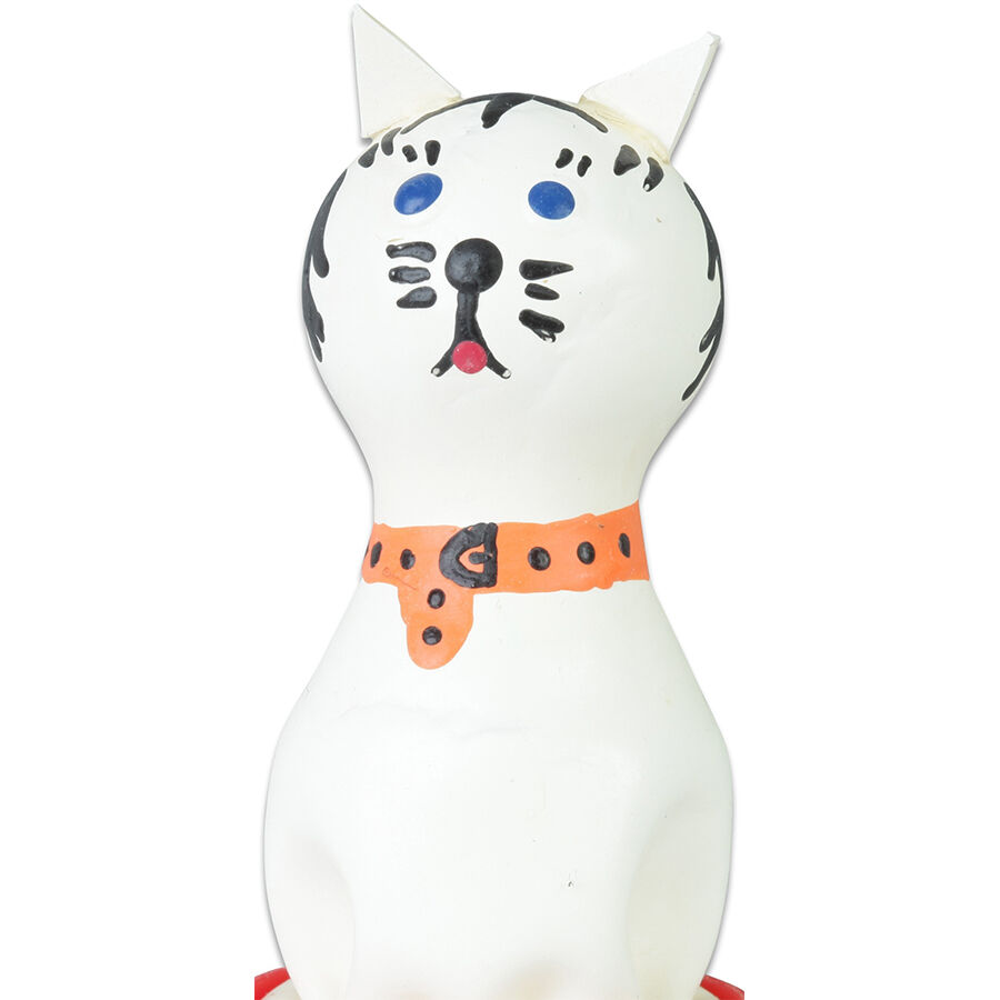 CONDOMERIE Cat White, regalo erotico dipinto a mano
