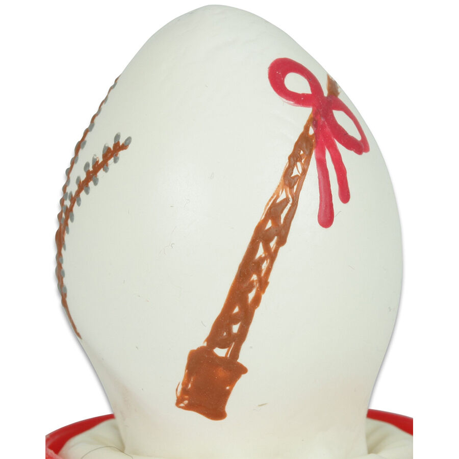 CONDOMERIE Easter Egg White, regalo erotico dipinto a mano