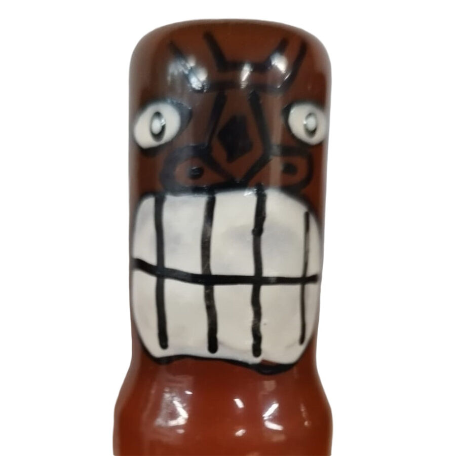 CONDOMERIE Tiki Totem Friki 02, regalo erotico dipinto a mano