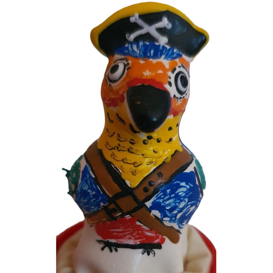 CONDOMERIE Captain Parrot, regalo erotico dipinto a mano