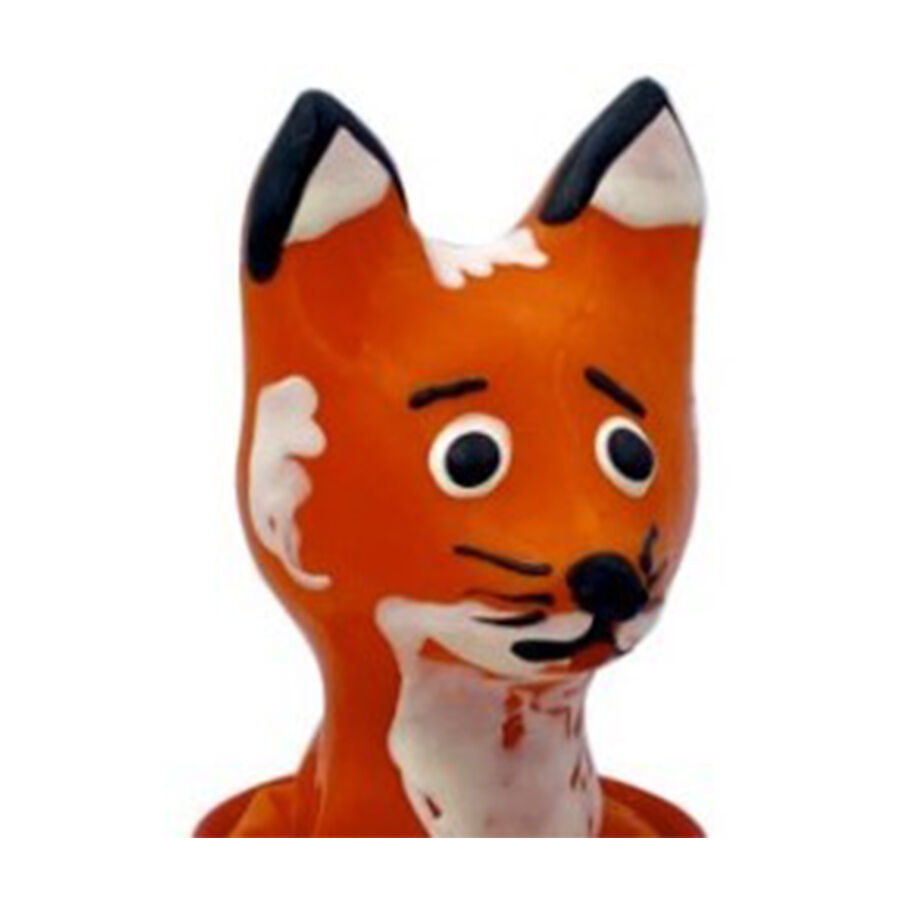 Condomerie Quick Brown Fox, regalo novelty dipinto a mano
