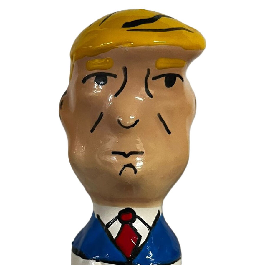 Condomerie Grumpy Trump XL, regalo erotico dipinto a mano