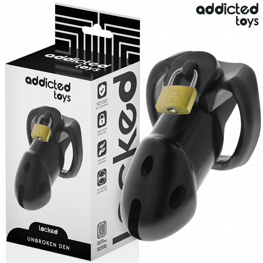 ADDICTED TOYS LOCKED Unbroken gabbia per pene, 9,8 cm