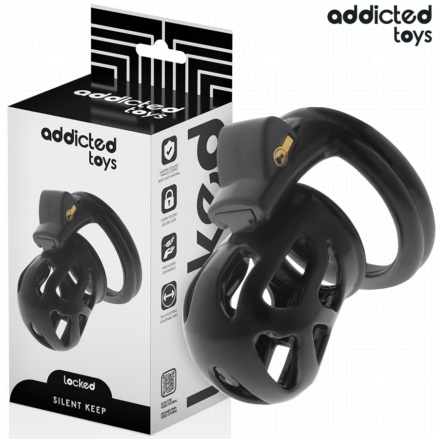 ADDICTED TOYS LOCKED Silent Keep gabbia di castità