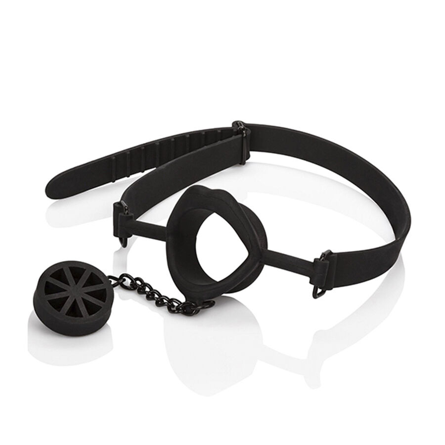 Bavaglio CalExotics Scandal con tappo in silicone nero