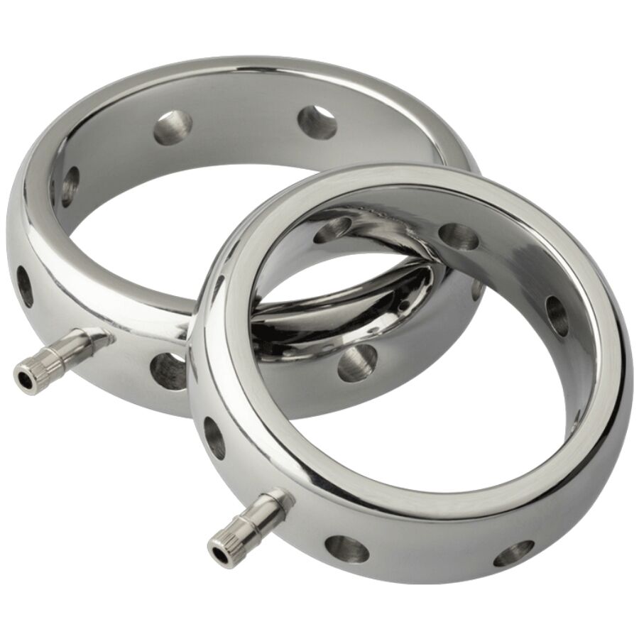 Anello fallico ElectraStim Prestige in metallo senza vibrazione, 46 mm