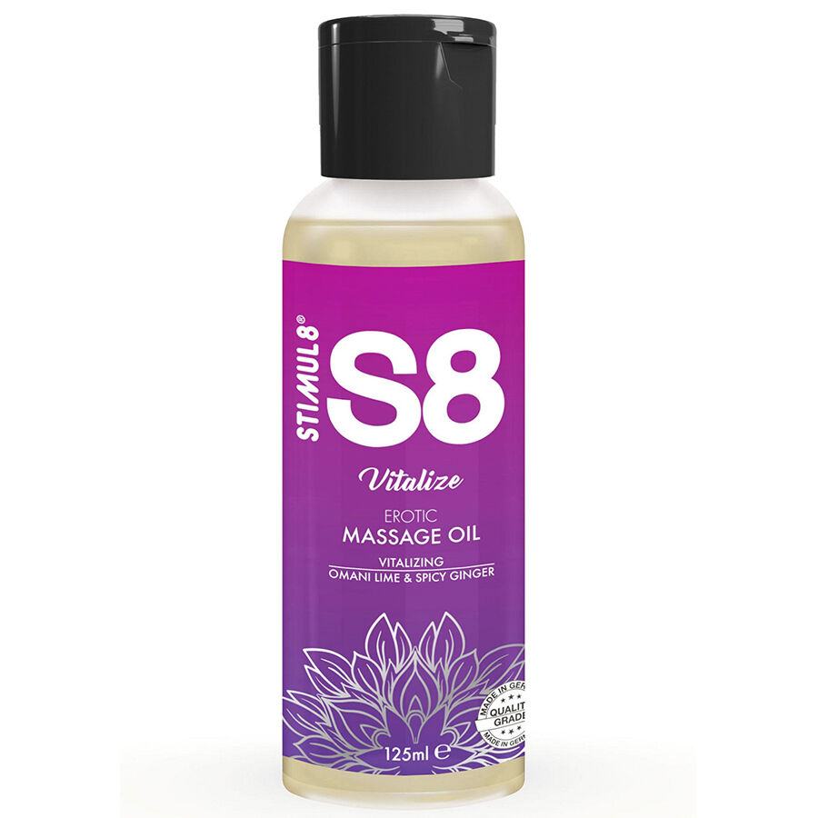 Olio da massaggio STIMUL8 S8 Vitalize Lime 125 ml
