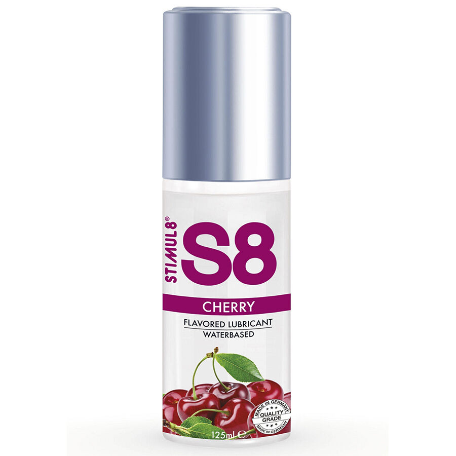 Lubrificante STIMUL8 S8 al gusto di ciliegia, 125 ml