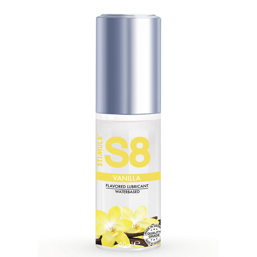 Lubrificante STIMUL8 S8 al gusto di vaniglia, 125 ml