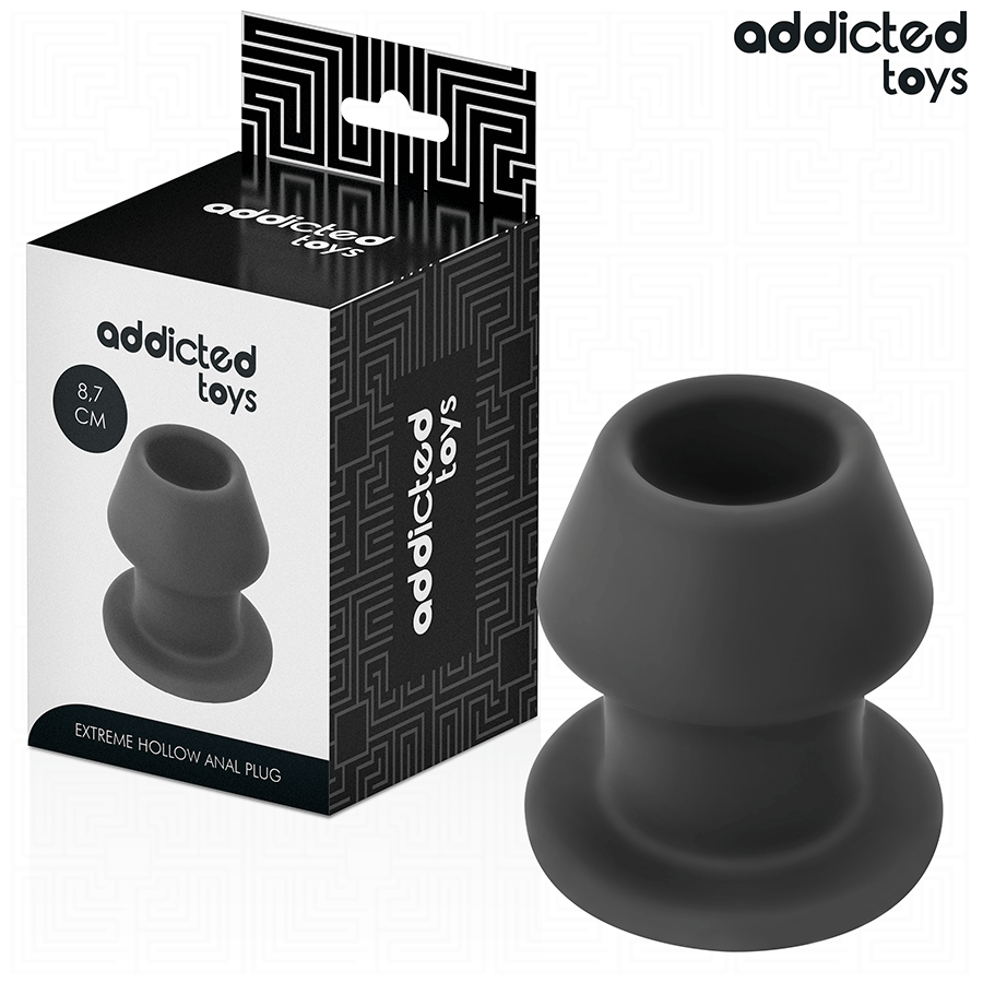 ADDICTED TOYS Extreme Hollow plug anale in silicone, taglia M